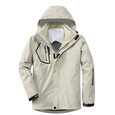 China Breathable Private Label Autumn And Winter Outdoor Jackets For Men Women Plus Velvet Waterproof Breathable Mountaineering Clothes for sale