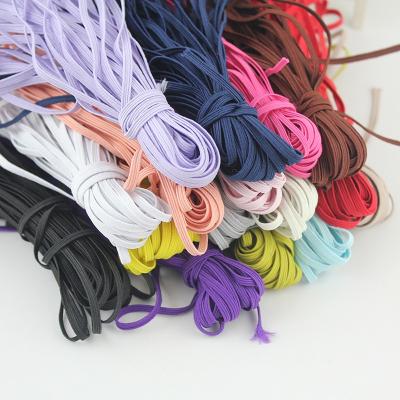 China 3mm/6mm/9mm/12mm skinny elastic band colorful floral wholesale for sale