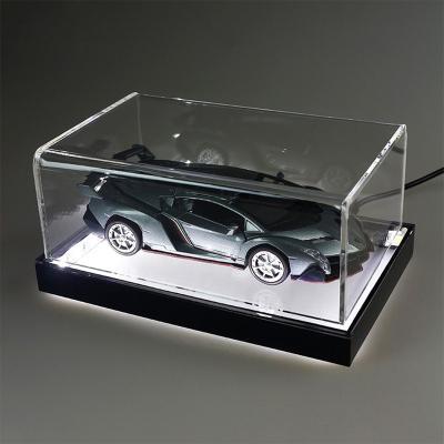 China vertical & fashionable led acrylic display for toy car model for sale