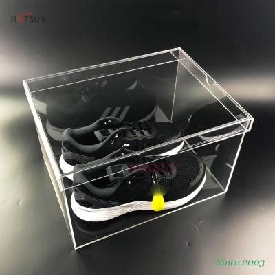 China Recyclable Fashion Design Custom Plastic Boxes , Clear PP Shoe Packaging Box for sale