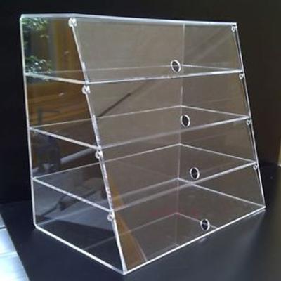 China Eco - Friendly Acrylic Donuts Pastry / Cabinet Food Pastries Cupcakes Cakes Display Case for sale