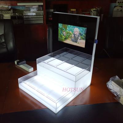 China Acrylic Sensitive LED / LCD Acrylic Display , Led Display Rack for sale