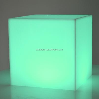 China Environmental Friendly Lighting Up Custom Acrylic Cube LED Light Box for sale