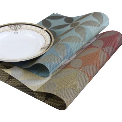 China Teslin Pvc Coffee Table Mat Sustainable Elegant Simple Place Mat for sale