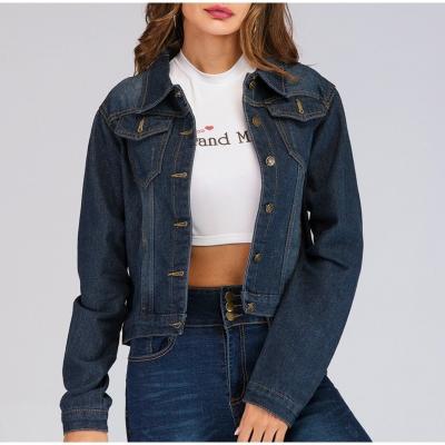 China Wholesale High Quality Breathable Denim Jacket For Ladies Ripped Casual Streetwear Autumn for sale