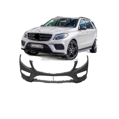 China Plastic Front bumper OEM 1668851638  Front guard bar wide enlargement Bumper is suitable for Benz  W166 GLE 450 /320 /400 2015-2019 for sale