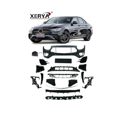 China Plastic Front Bumper Gloss Black Lower Grille with Strip Part For Benz E Class W213 2020  2138857504 for sale