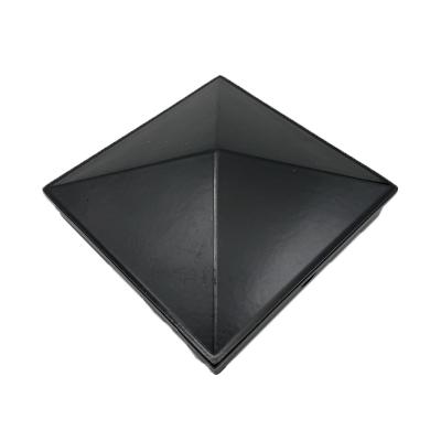 China Celia Ornamental Pyramid Farm Pool Fence Post Covers Aluminum Decorative Pyramid Covers Easily Assembled for sale