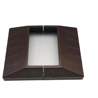 China Celia's Easily Assembled Aluminum Die Casting Barrier Post Base Cover Barrier Railing Post Base Cover for sale