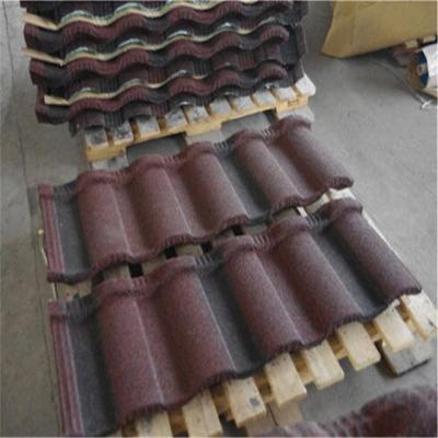 China Industrial black color natural stone slate tile price green galvanized stone roof tile for sale