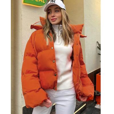 China Cute Breath Of Miinstyle Chaqueta Acolchada Mujer Winter Solid Color Hooded Thick Bubble Waterproof Women's Thick Jackets for sale