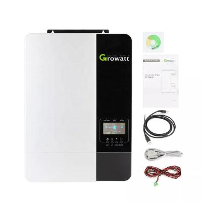 China Solar Power System Home GROWATT 48V DC Inverter Growatt 5000 ES Growatt Hybrid Off Grid Inverter for sale