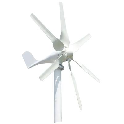 China off-grid system FLYT 800W 12V 24V 48V wind turbine generator for home use small wind generator kit 6 nylon fiber blade 580mm for sale