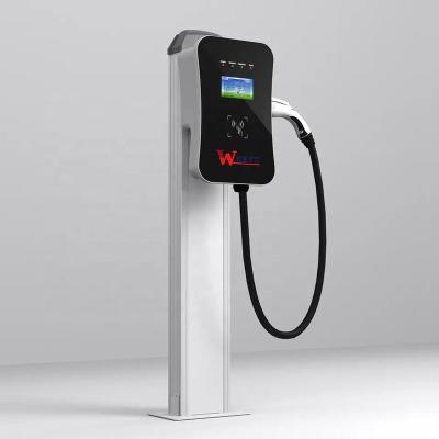 China Home Use 7KW 11KW 22KW 66 Degree Evse Wallbox 32A EV Charging Station IP Electric Car Charger Wallbox for sale