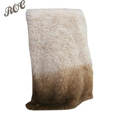 China Anti-pilling Printed PV Fleece Sherpa Blanket Throw for sale