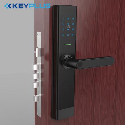 China Household Door Locks 2022 New Design Multi Function Digital Password Fingerprint Card Open Smart Door Lock for sale