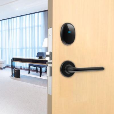 China Hotel style modern design cylinder key card lock premium quality euro slotted elegant lock zinc alloy standard smart lock for sale