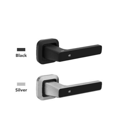 China R6 Handle Zinc Alloy Simple Design Small Profession Hotel Lock Rfid Mifare Card Emergency Opening Hotel Door Lock for sale