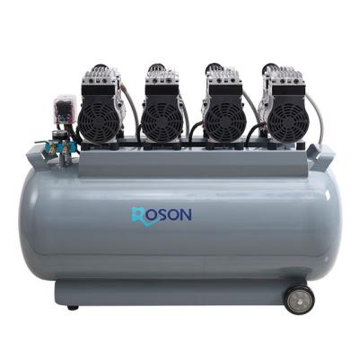 China Hospital Best Design Air Compressor 4200w Quiet Silent Oilless Oil Free Dental Medical Air Compressor for sale