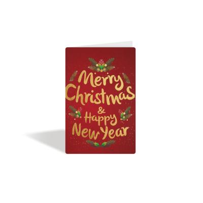 China Customize 3d Lenticular Christmas Greeting Card For Gift for sale