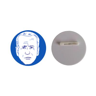 China 3d depth effect flipping custom plastic 3d effect shake biden the US election button badge for sale