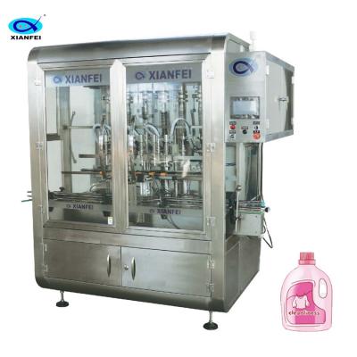 China Simple Operation Food Production Line PLC Controlled Laundry Detergent Filling Machine for sale