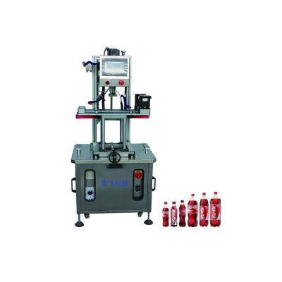 China Food Native To China Sparkling Water Soda Drink Capsule Glass Inline Capping Machine FXZ-4L for sale