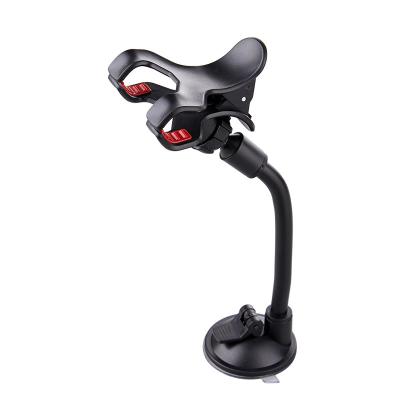 China Mobile Phone Windscreen Mount Cradle / Auto Phone Holder For Smartphone Long Neck for sale