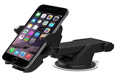 China Iphone / Samsung Car Dashboard Phone Holder , Cell Phone Windshield Mount for sale