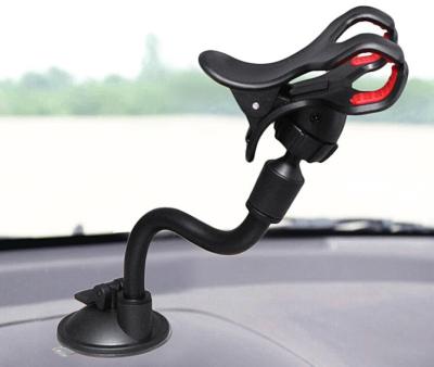 China Long Neck Car Dashboard Mobile Phone Holder , Car Dash Phone Holder For Smartphone GPS for sale