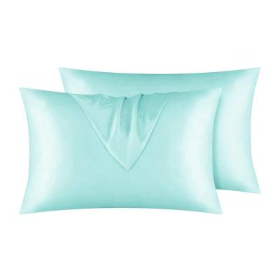 China Hot Selling Pillow Protector Cover Private Label Custom Pillowcase Cheap Price Silk Satin Pillow Case Anti-Static For Hair And Skin for sale