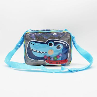 China 2021fashion small clear pvc kids school lunch insulated bags for kids cartoon for sale