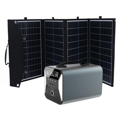 China Wireless Charging Energy System Portable Generator Folding Solar Panel Family Use Solar Power Station for sale