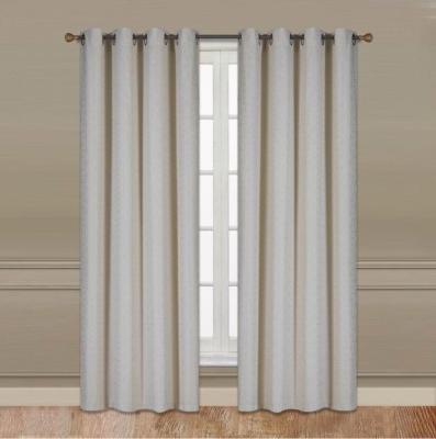 China 1pc SOLID Blackout Blackout With Grommets Window Curtain for sale