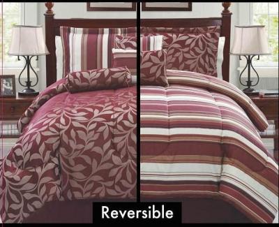 China Luxury Reversible Jacquard Queen 7pcs Reversible Jacquard Bed Quilt Sets With Cheap Price for sale