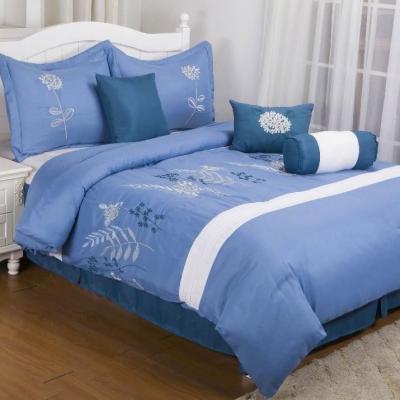 China Beautiful Embroidery Bed Quilt Embroidery Bed Quilt Sets With Cheap Price for sale