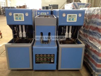 China Plastic Bottle Semi Automatic 4 Cavity Pet Blowing Machine for sale