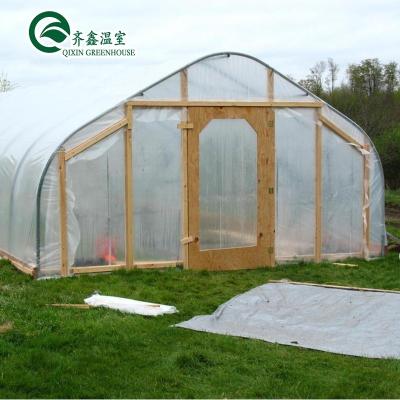 China Hot Galvanized Aluminum Steel Structure Agriculture Tunnel Greenhouse for Vegetables for sale