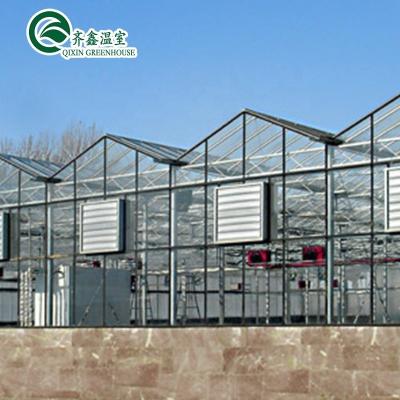 China Aluminum Greenhouse Frame Parts Suitable for Multi-Span Agricultural Greenhouses for sale