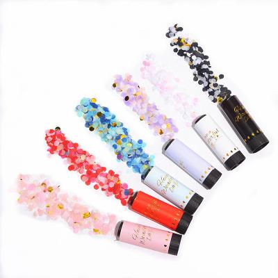 China Festival Decoration Wedding Birthday Party Decoration Party Confetti Cannons Color Kind Indicate Confetti Party Snap Cannons for sale