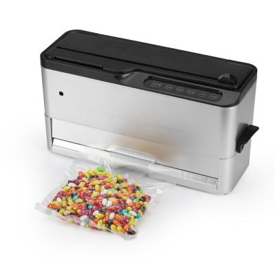 China Amazon Best Selling Commercial Automatic / Manual Easy To Use Vacuum Food Sealer With Cutter for sale