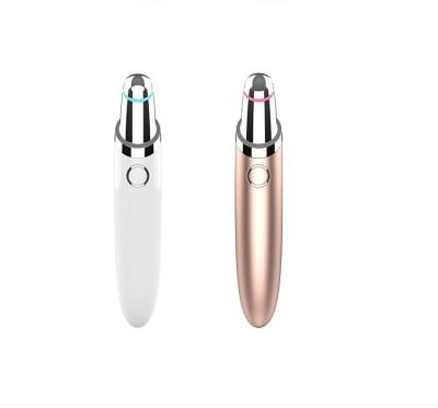 China Anti-Puffiness 45 Degree Passionate Eye Bag Removal Remove Dark Circles Eye Massager Mini Rechargeable Magic Beauty Eye Massager Pen for sale