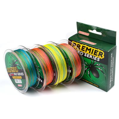 China High Tensile Strong Strength UHMWPE Multifilament Line PE 4 Strands 8 Strands Braided Fishing Line For Outdoor for sale