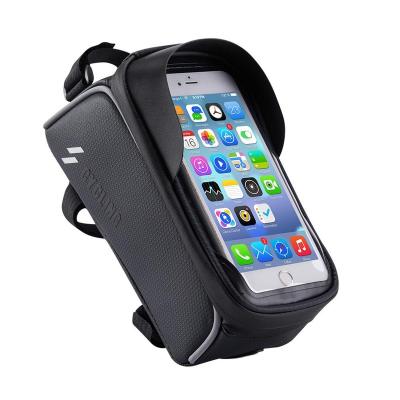 China 2021 New Top Tube Phone Case Front Tube Bicycle Bag Waterproof Outdoor Bicycle Recycling Bag for sale