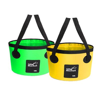 China Outdoor Accessories Storage Dry Bag PVC Durable Fishing Portable Foldable Waterproof Bucket for sale