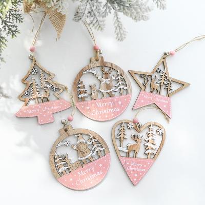 China Wooden Christmas Decorations For Home Party New Year Supplies Outdoor Tree Christmas Decorations Supply-Old for sale