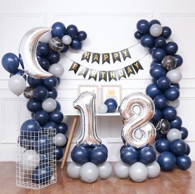 China Gift Toy Blue Balloon Wedding New Year Earth Day Baby Show Party Birthday Graduation Home Advertising Decorations 10