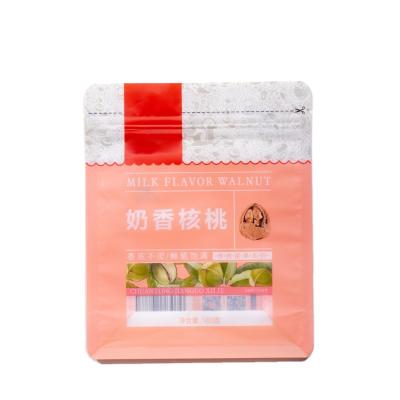 China Recyclable Wholesale Grade Vacuum Fast Food Packaging Bags Zipper Pouch for sale