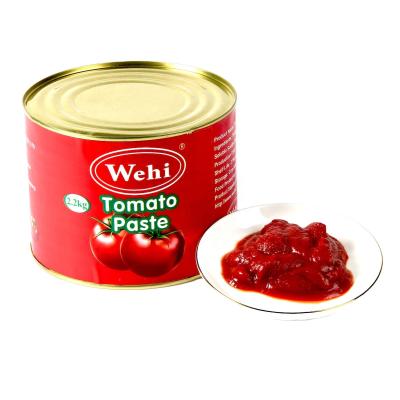 China Organic Tomato Sauce In Open Box Tin Packing 2.2kg Hard With Halal PAS Certificate for sale