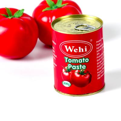 China 400g*24Halal Certified Easy Open Packing Organic Tomato Sauce Caned For Europe / Africa / Middle East NO for sale